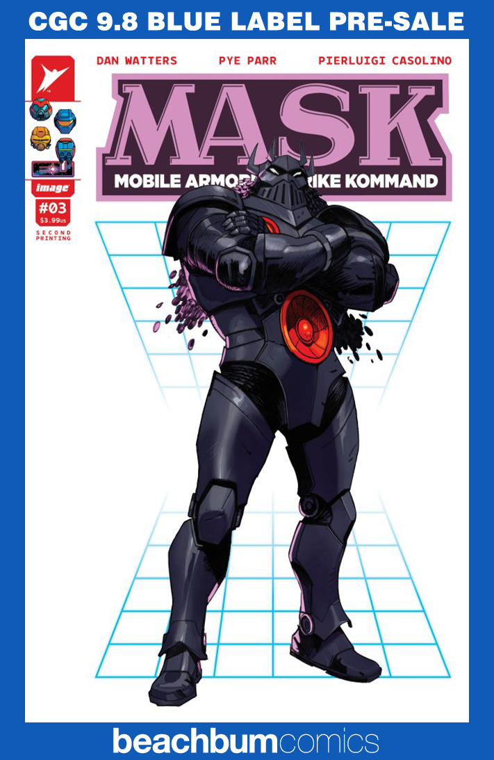 M.A.S.K. #3 Second Printing Ferrari Variant CGC 9.8