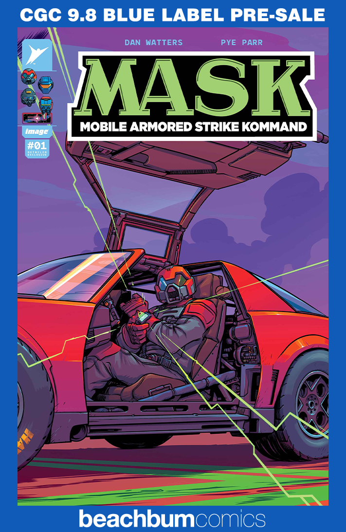 M.A.S.K. #1 Ashcan Retailer Incentive Variant CGC 9.8 (MASK)