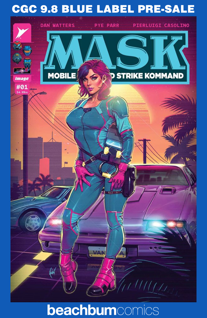 M.A.S.K. #1 - Cover C - Poulat Variant CGC 9.8 (MASK)