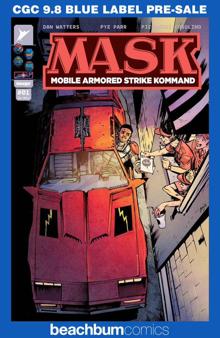 M.A.S.K. #1 - Cover K - Johnson 1:500 Retailer Incentive Variant CGC 9.8 (MASK)