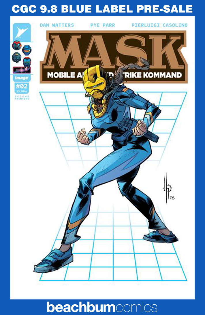 M.A.S.K. #2 Second Printing CGC 9.8 (MASK)