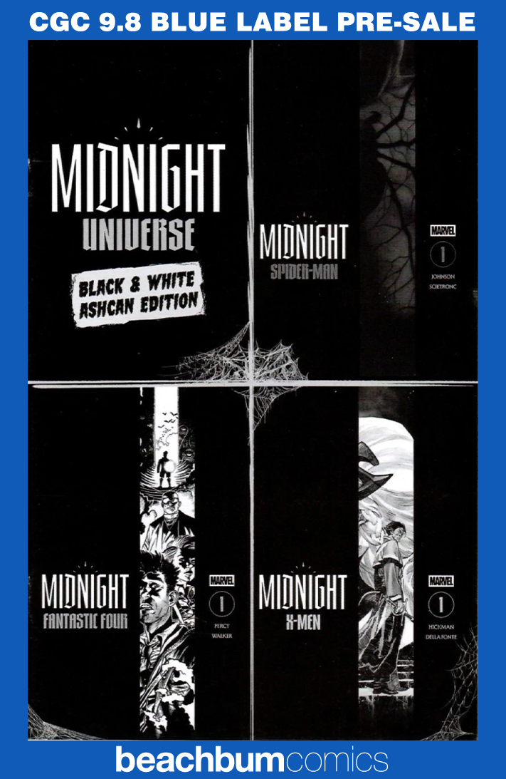 Midnight Universe Black & White Ashcan Edition #1 CGC 9.8