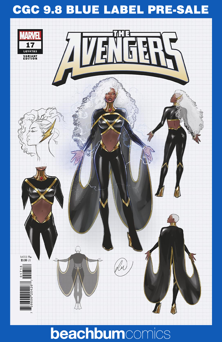 Avengers #17 Werneck 1:10 Design Retailer Incentive Variant CGC 9.8