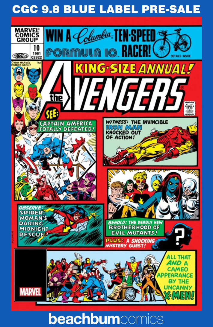 Avengers Annual #10 Facsimile Foil Edition CGC 9.8