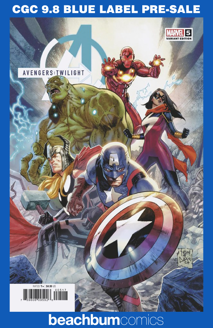 Avengers Twilight #5 Daniel 1:25 Retailer Incentive Variant CGC 9.8