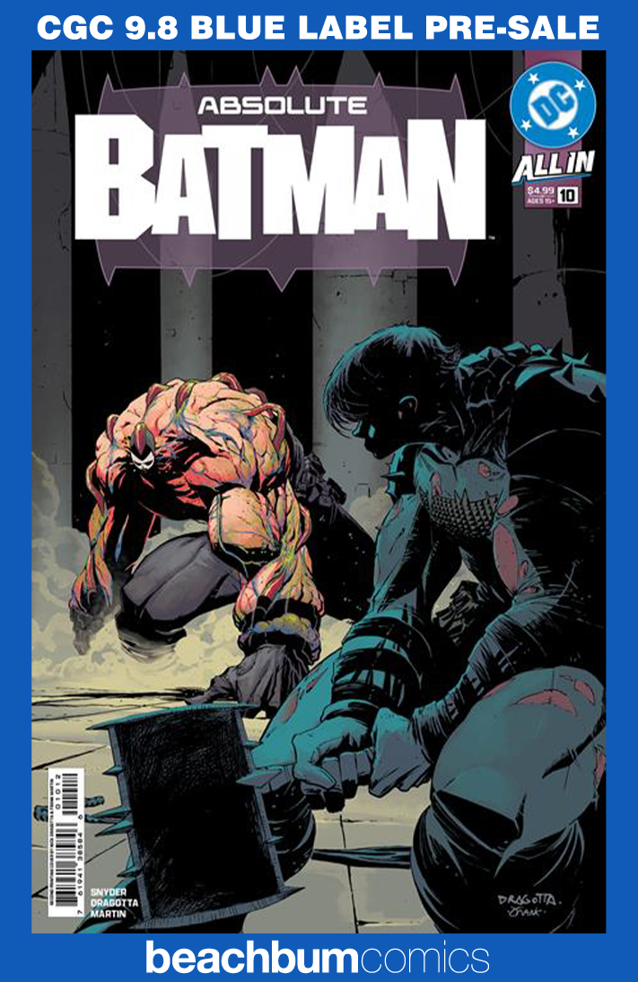 Absolute Batman #10 Second Printing CGC 9.8