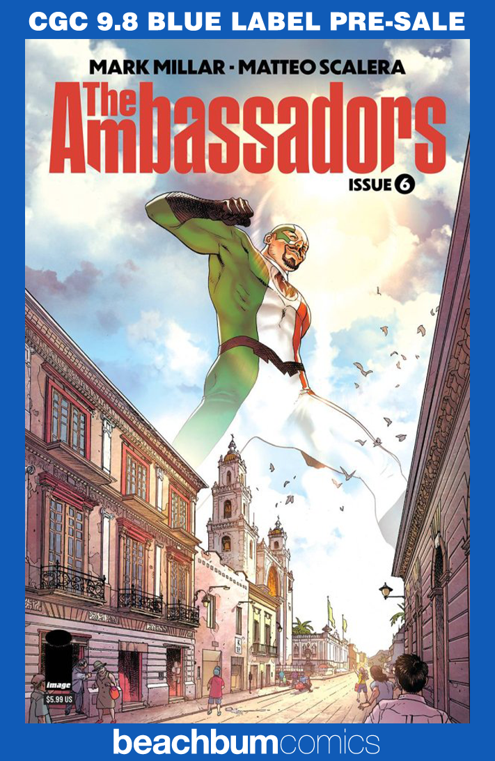 The Ambassadors #6 - Cover C - Plunkett Variant CGC 9.8