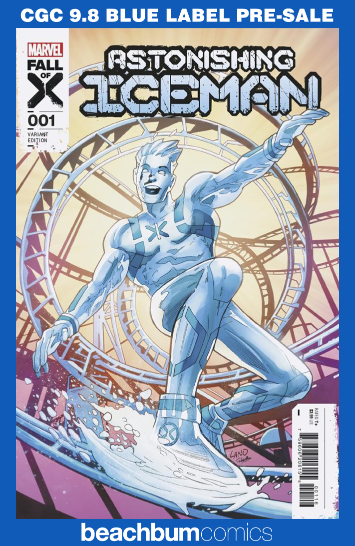 Astonishing Ice-Man #1 Land 1:25 Retailer Incentive Variant CGC 9.8