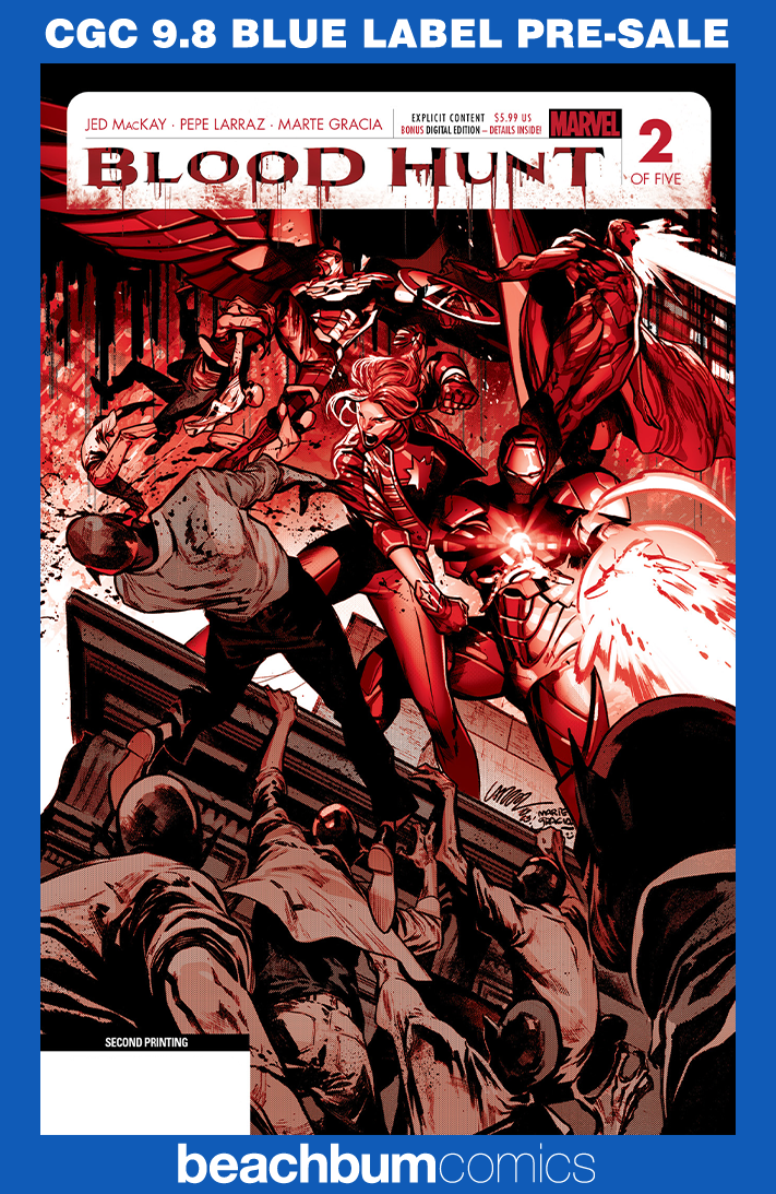 Blood Hunt: Red Band Edition #2 Second Printing CGC 9.8