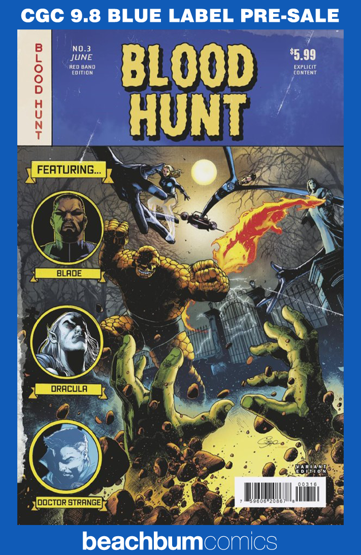 Blood Hunt: Red Band Edition #3 Magno 1:25 Bloody Hiomage Retailer Incentive Variant CGC 9.8