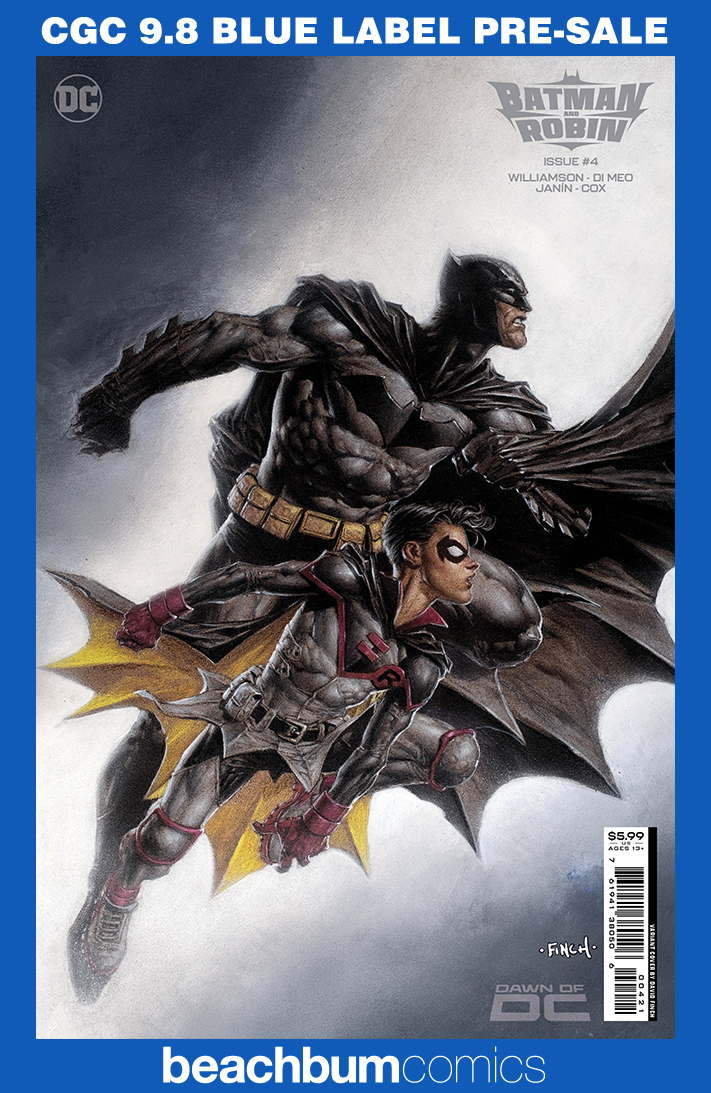 Batman and Robin #4 Finch Variant CGC 9.8