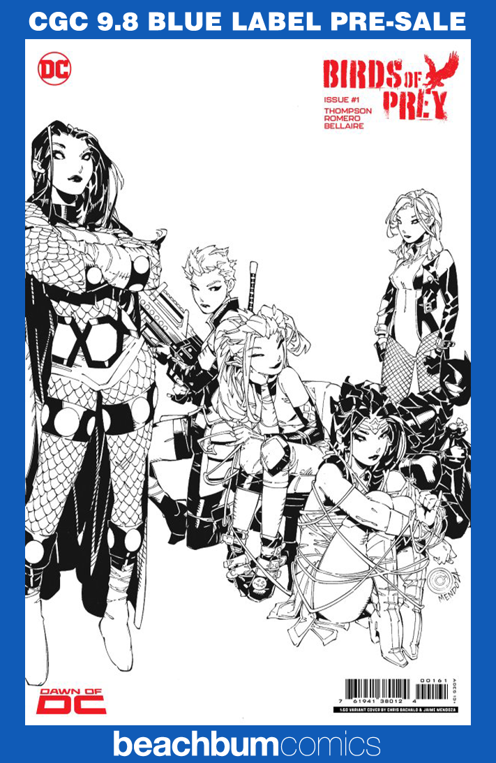 Birds of Prey #1 Bachalo 1:50 Retailer Incentive Variant CGC 9.8