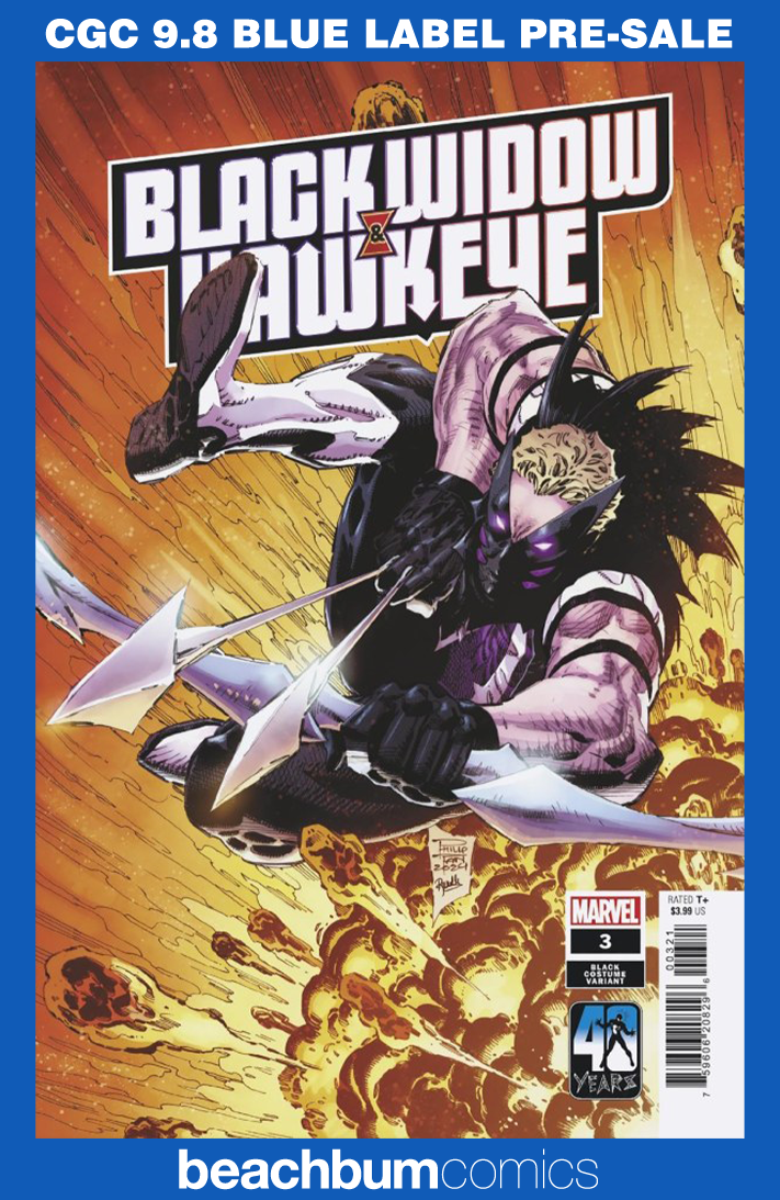 Black Widow & Hawkeye #3 Tan Black Costume Variant CGC 9.8