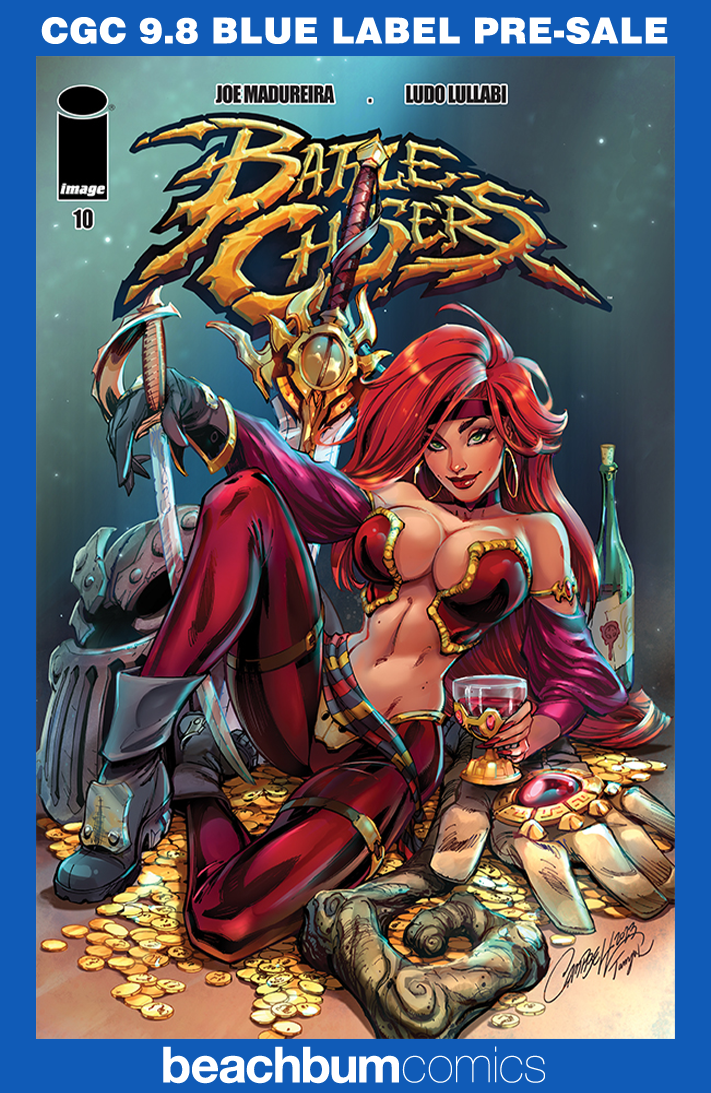 Battle Chasers #10 - Cover C - J. Scott Campbell Variant CGC 9.8