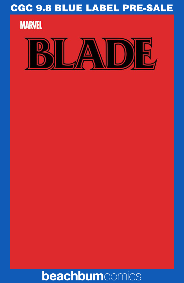 Blade #1 Blood Red Blank Variant CGC 9.8 - First Appearance Adana