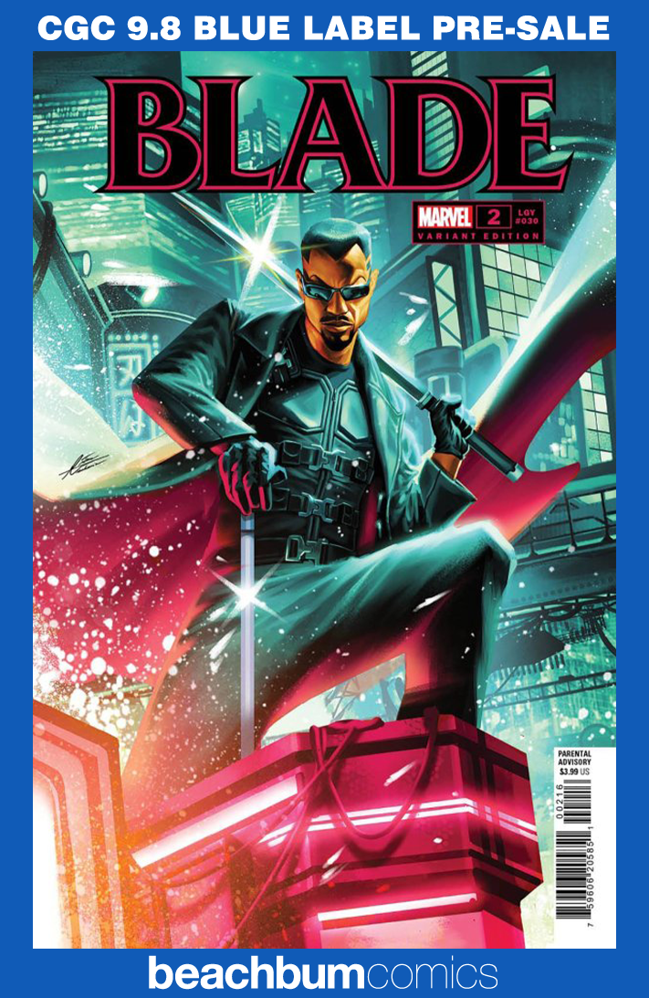 Blade #2 Manhanini 1:25 Retailer Incentive Variant CGC 9.8