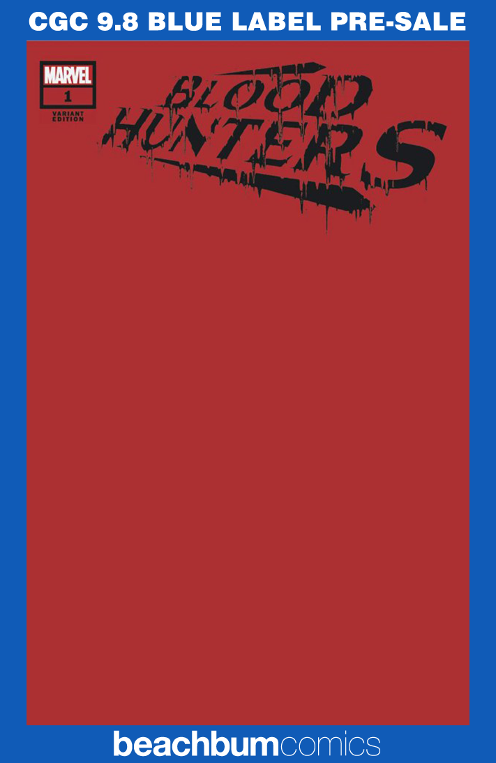 Blood Hunters #1 Blood Red Variant CGC 9.8