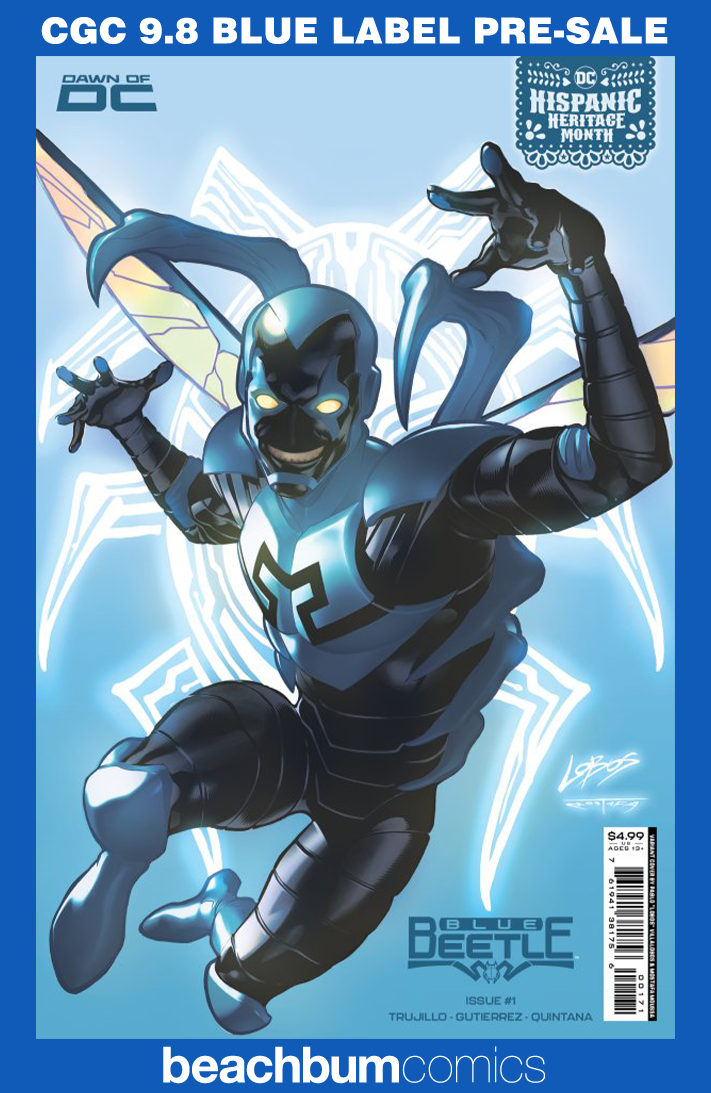 Blue Beetle #1 Villalobos Variant CGC 9.8