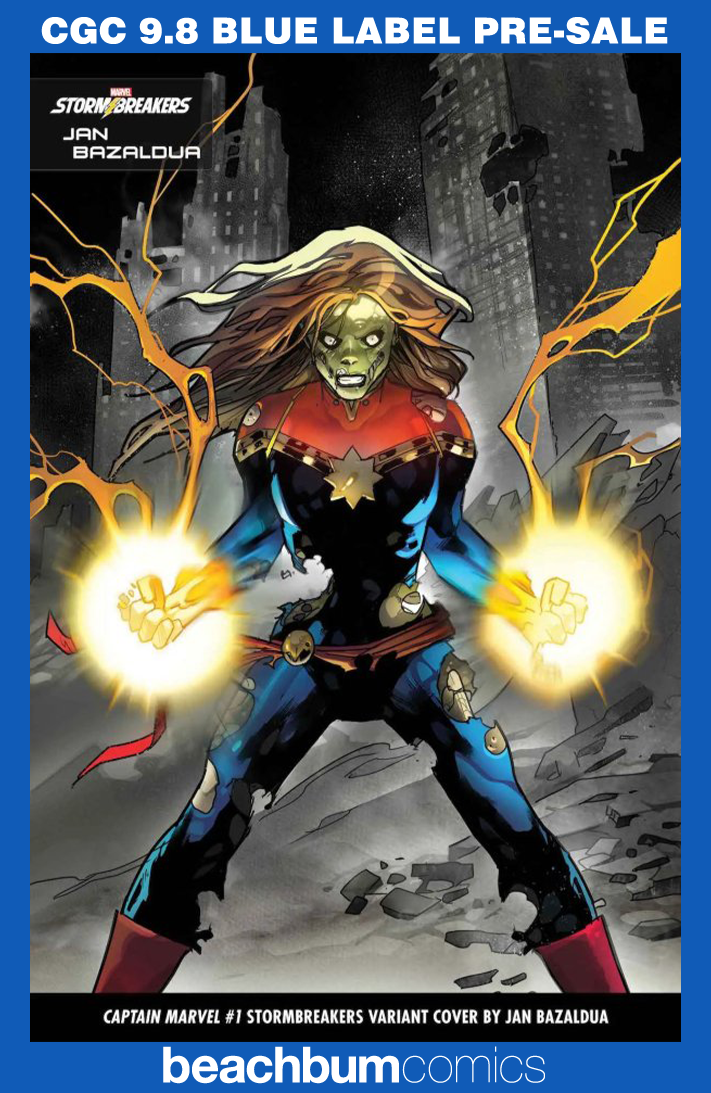 Captain Marvel #1 Bazaldua Variant CGC 9.8