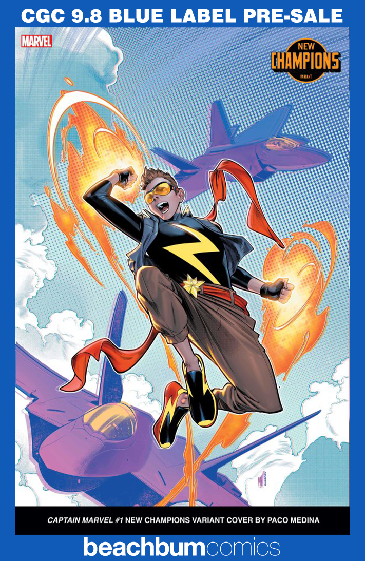 Captain Marvel #1 Medina Variant CGC 9.8