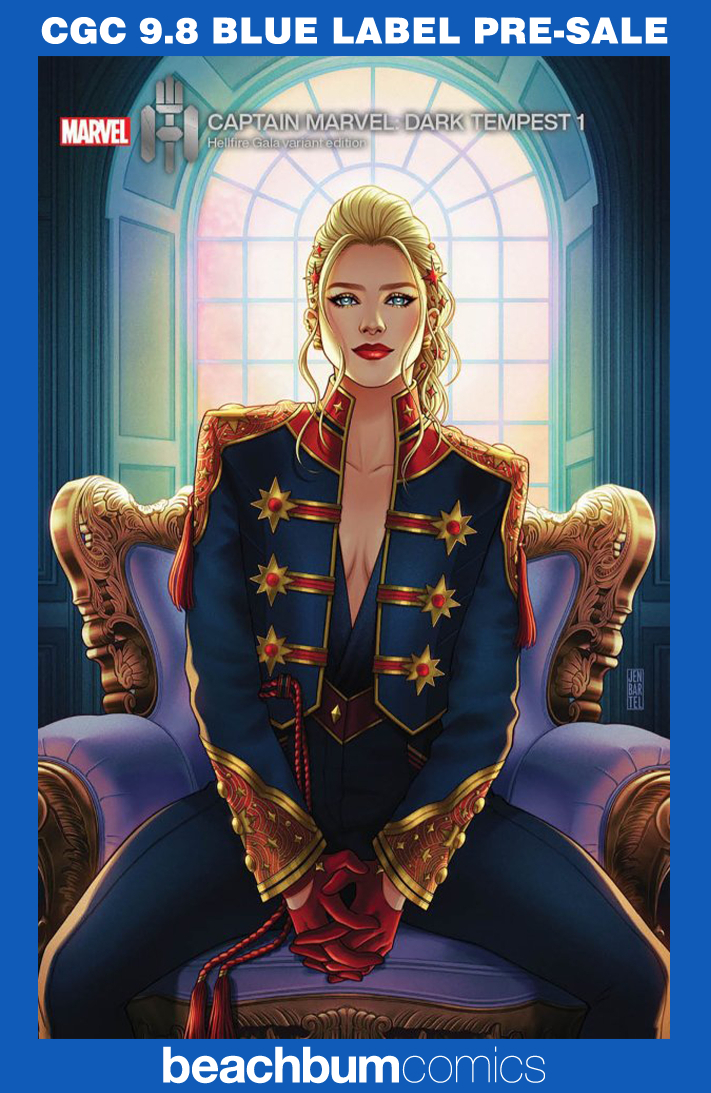 Captain Marvel: Dark Tempest #1 Bartel Hellfire Gala Variant CGC 9.8