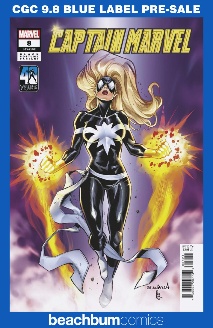Captain Marvel #8 Davilla Variant CGC 9.8
