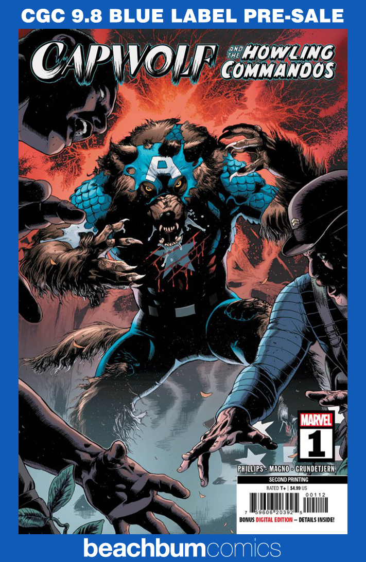Capwolf and the Howling Commandos #1 Second Printing CGC 9.8