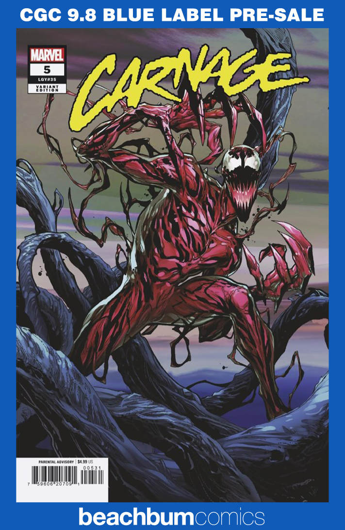 Carnage #5 Lashley Variant CGC 9.8