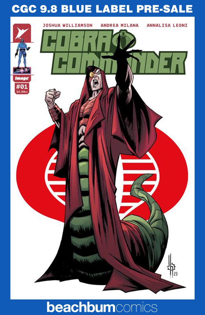 Cobra Commander #1 Second Printing Howard Variant B CGC 9.8