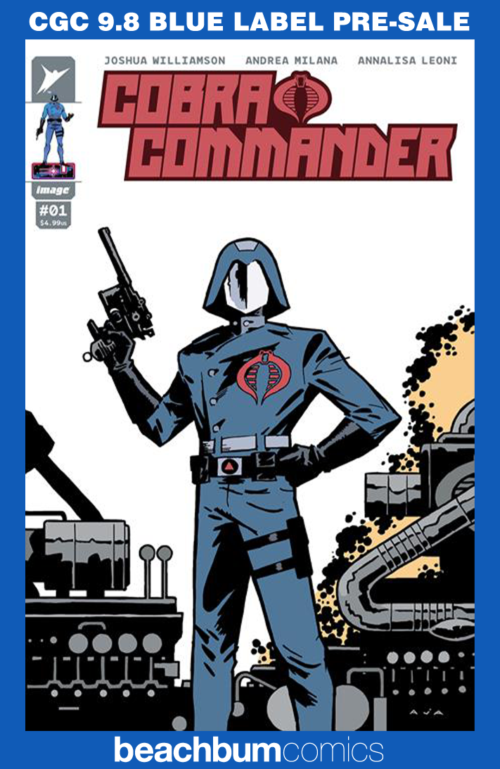 Cobra Commander #1 - Cover B - Aja Variant CGC 9.8