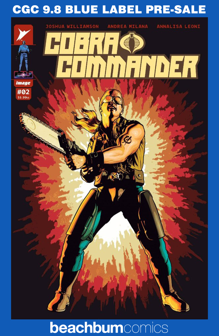 Cobra Commander #2 - Cover D - Aco 1:25 Retailer Incentive Variant CGC 9.8