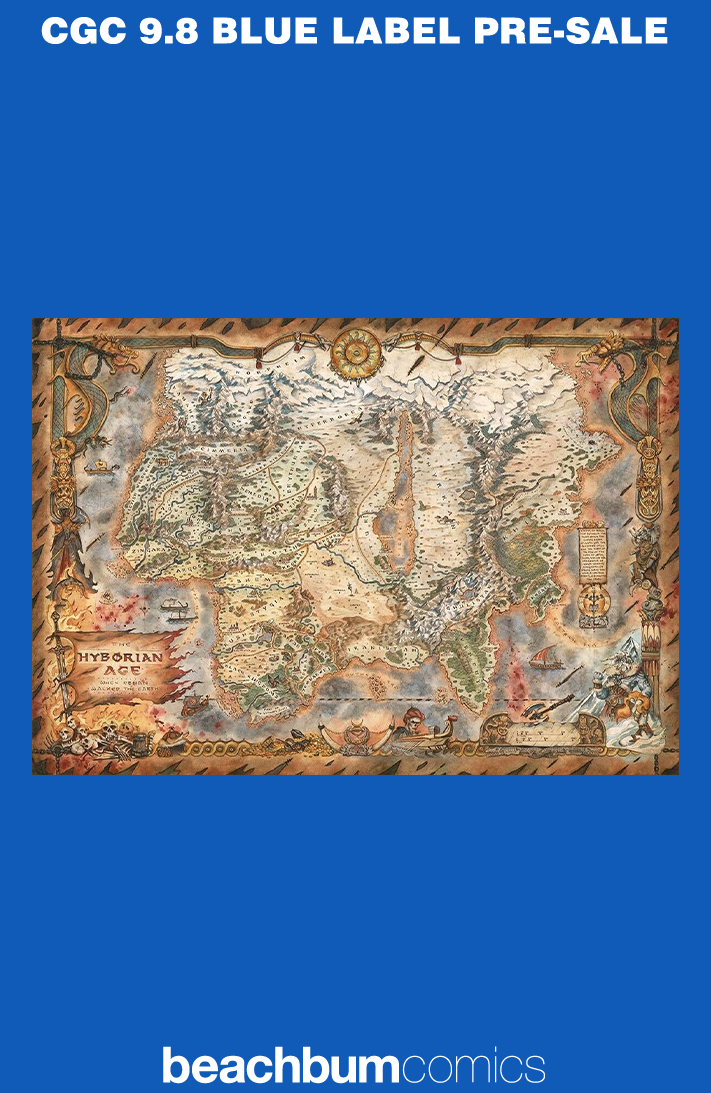 Conan the Barbarian #1 - Cover G - Hyborian Age Map Variant CGC 9.8