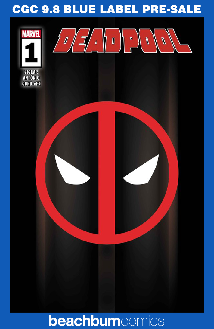 Deadpool #1 Second Printing Insignia 1:25 Retailer Incentive Variant CGC 9.8