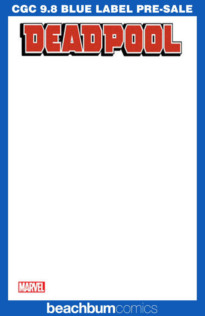 Deadpool #1 Blank Sketch Variant CGC 9.8