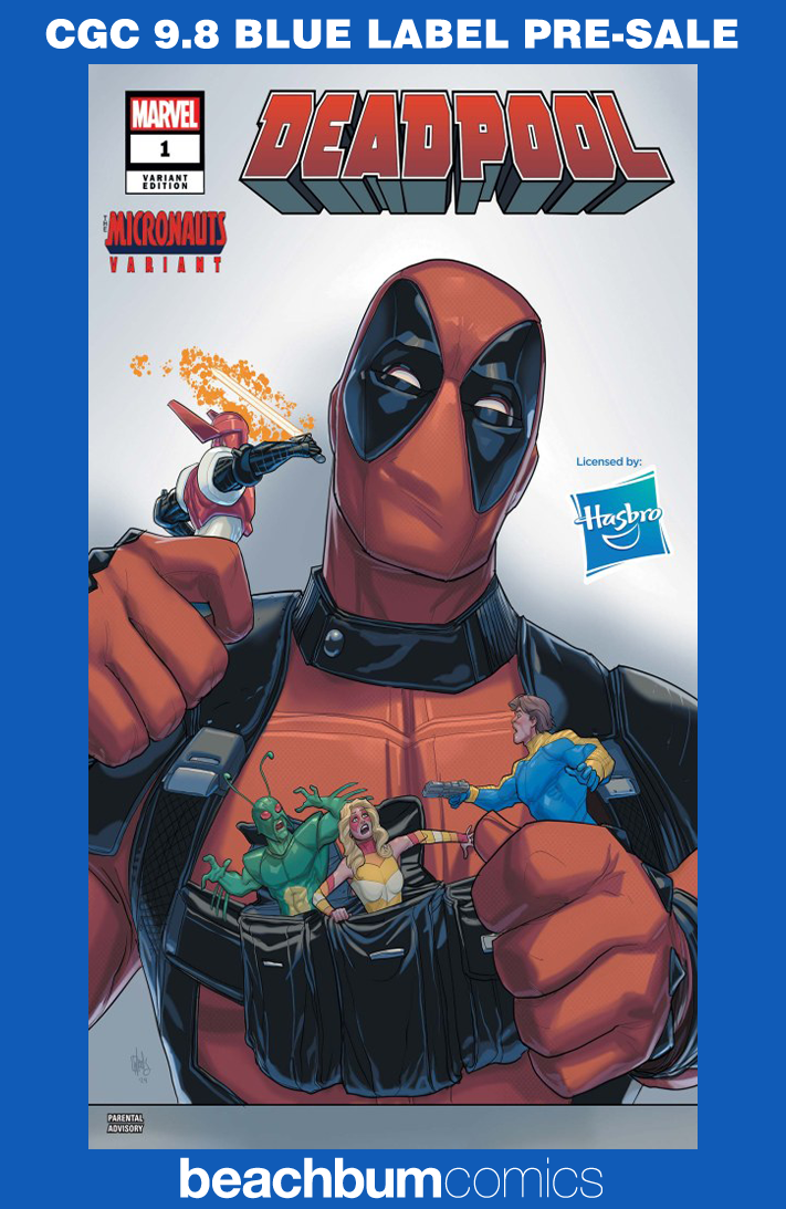 Deadpool #1 Woods Variant CGC 9.8