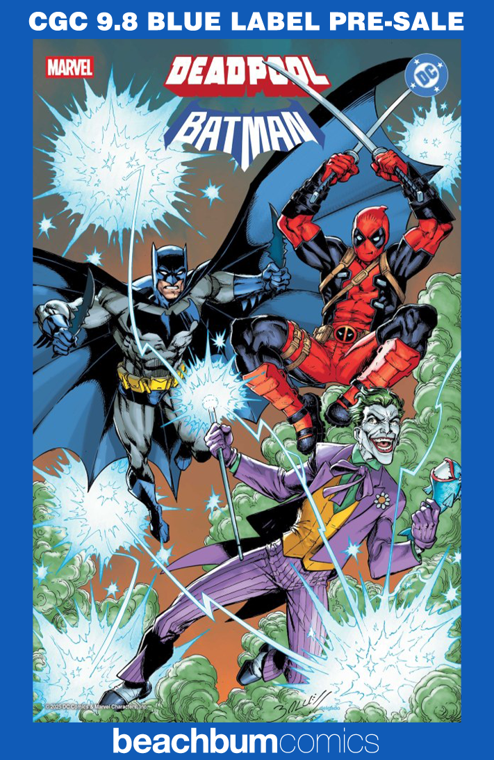 Marvel/DC: Deadpool/Batman #1 Bagley Foil Variant CGC 9.8