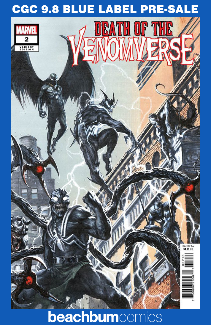 Death of the Venomverse #2 Dell'Otto 1:10 Retailer Incentive Variant CGC 9.8 - First Kid Venom