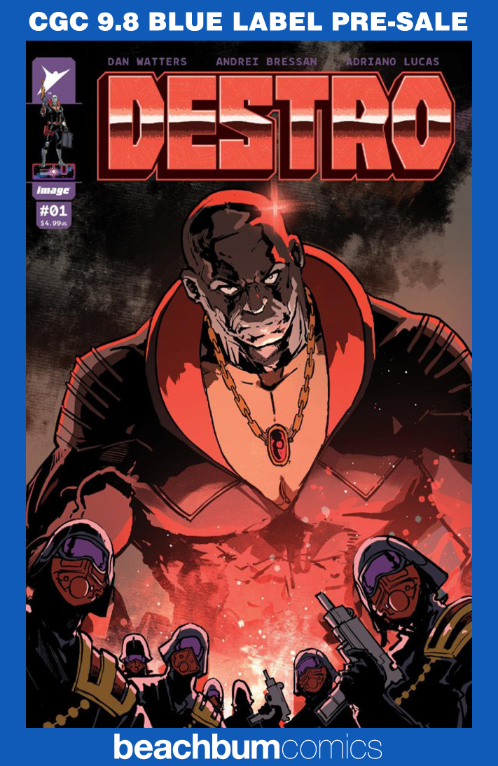 Destro #1 - Cover C - Cizmesija 1:10 Retailer Incentive Variant CGC 9.8