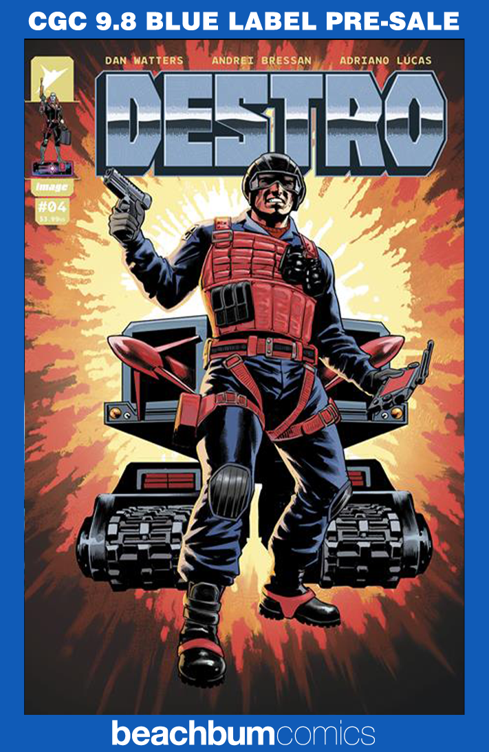 Destro #4 Moore 1:25 Retailer Incentive Variant CGC 9.8