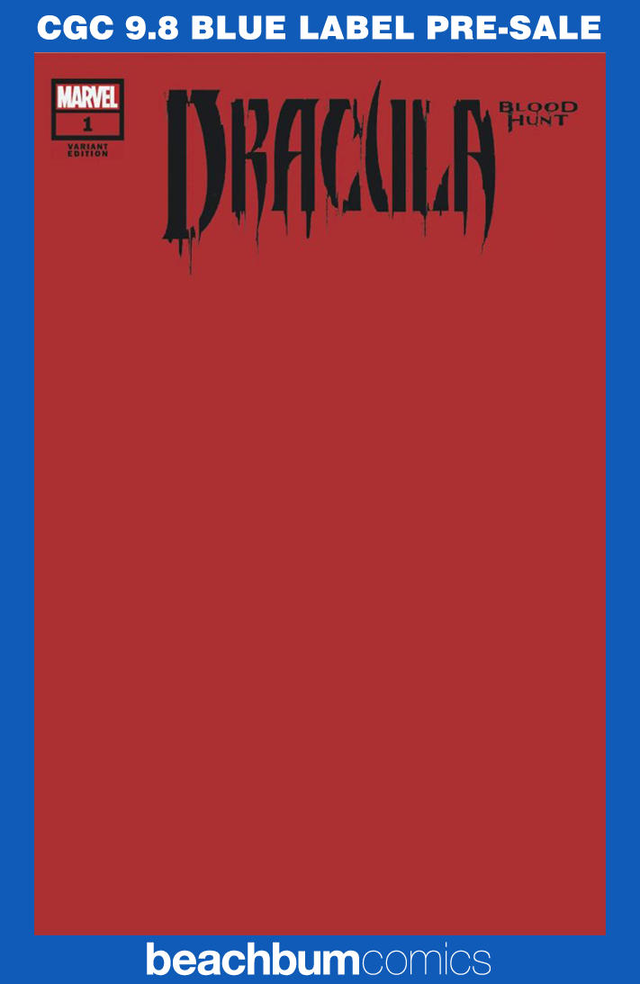 Dracula: Blood Hunt #1 Blood Red Variant CGC 9.8