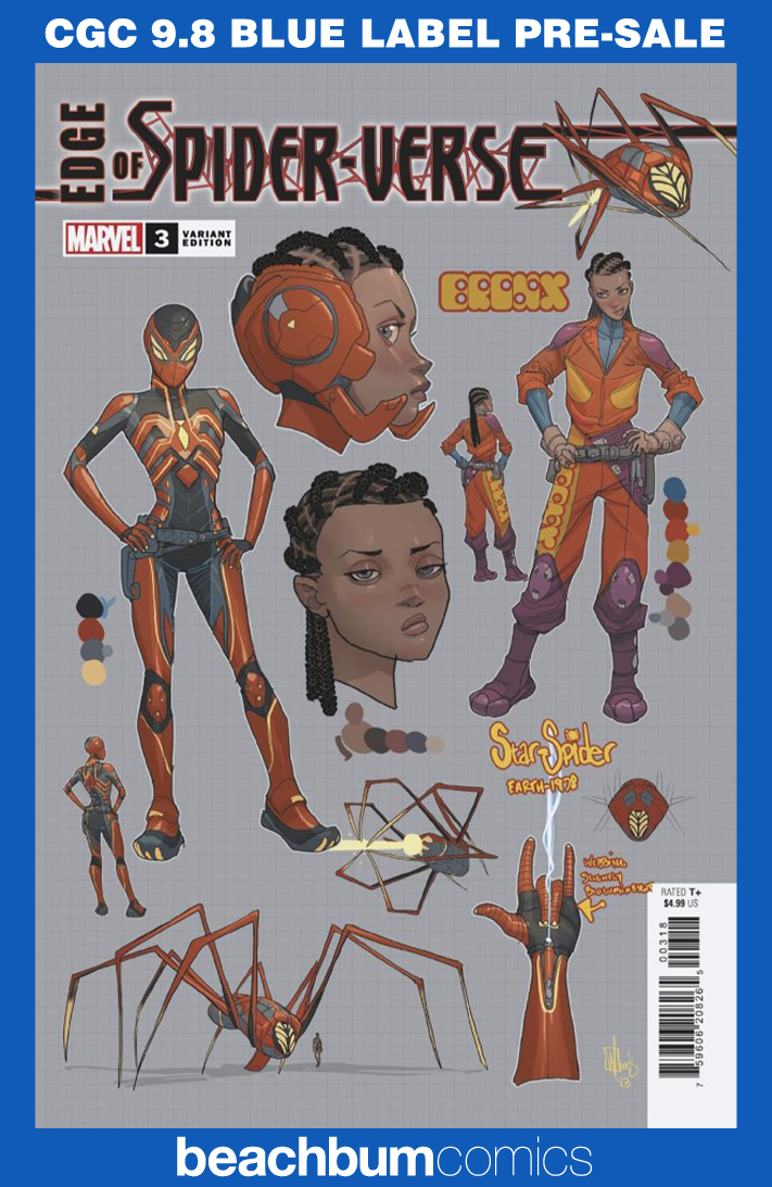 Edge of Spider-Verse (2024) #3 Woods 1:10 Design Retailer Incentive Variant CGC 9.8