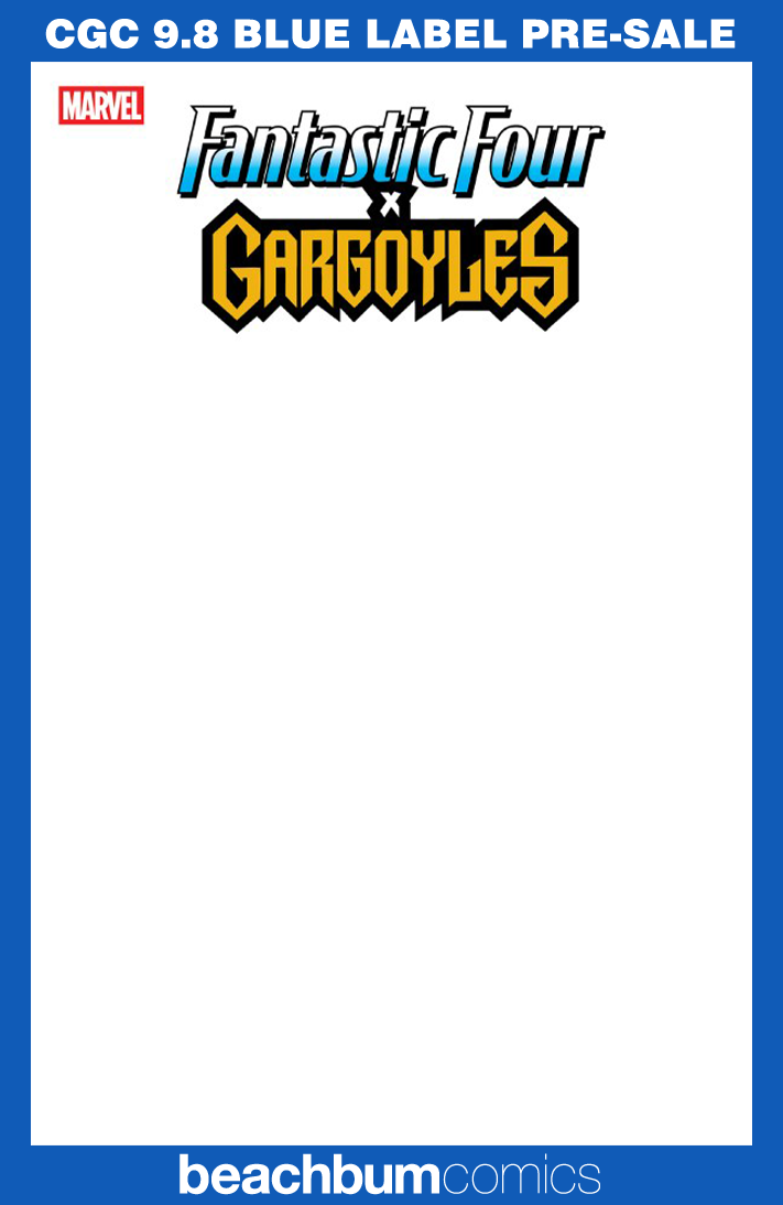 Fantastic Four/Gargoyles #1 Blank Sketch Variant CGC 9.8