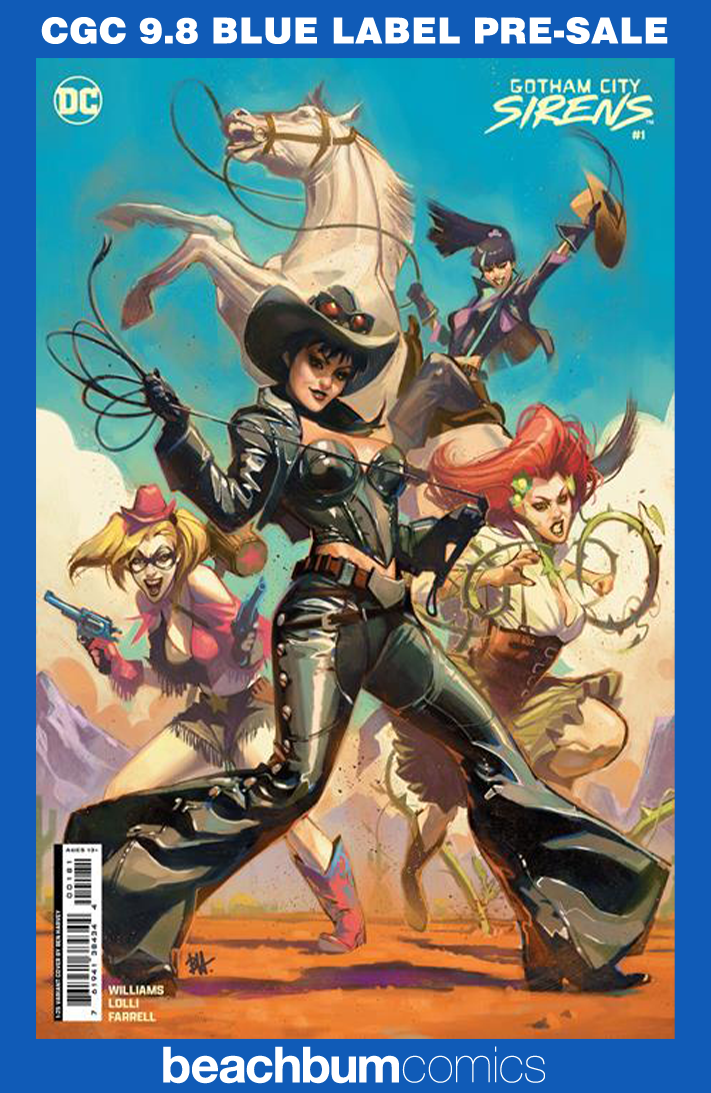 Gotham City Sirens #1 Harvey 1:25 Retailer Incentive Variant CGC 9.8