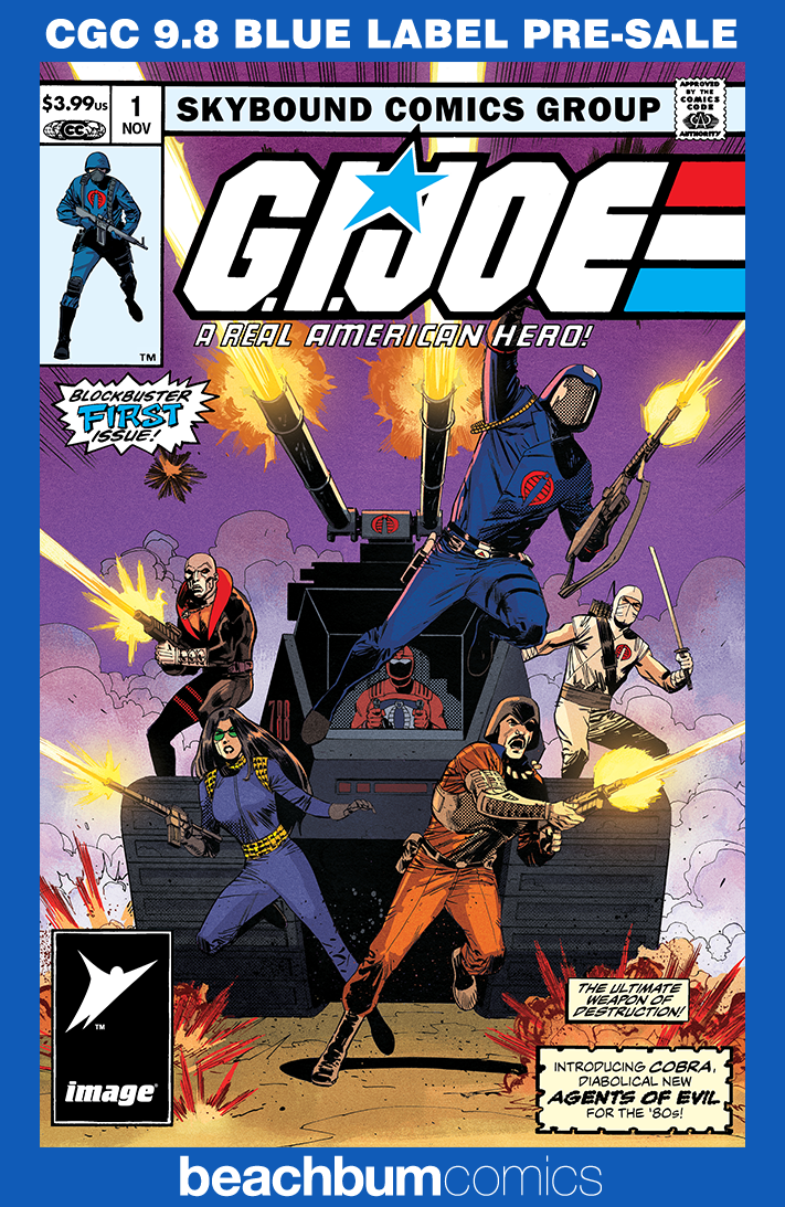 G.I. Joe: A Real American Hero #1 Larry Hama Cut Oliffe Variant CGC 9.8