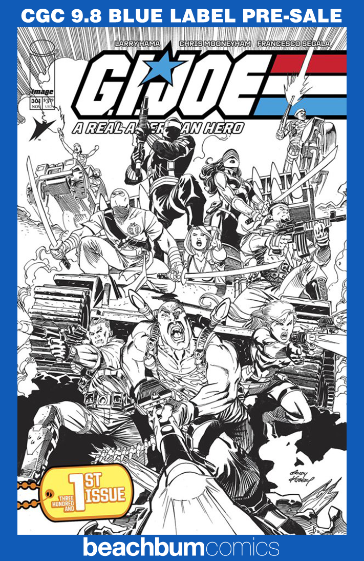 G.I. Joe: A Real American Hero #301 Kubert Variant CGC 9.8
