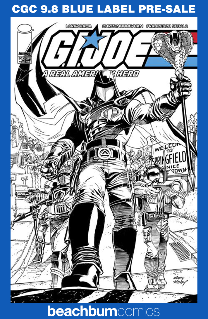 G.I. Joe: A Real American Hero #305 Kubert Variant CGC 9.8