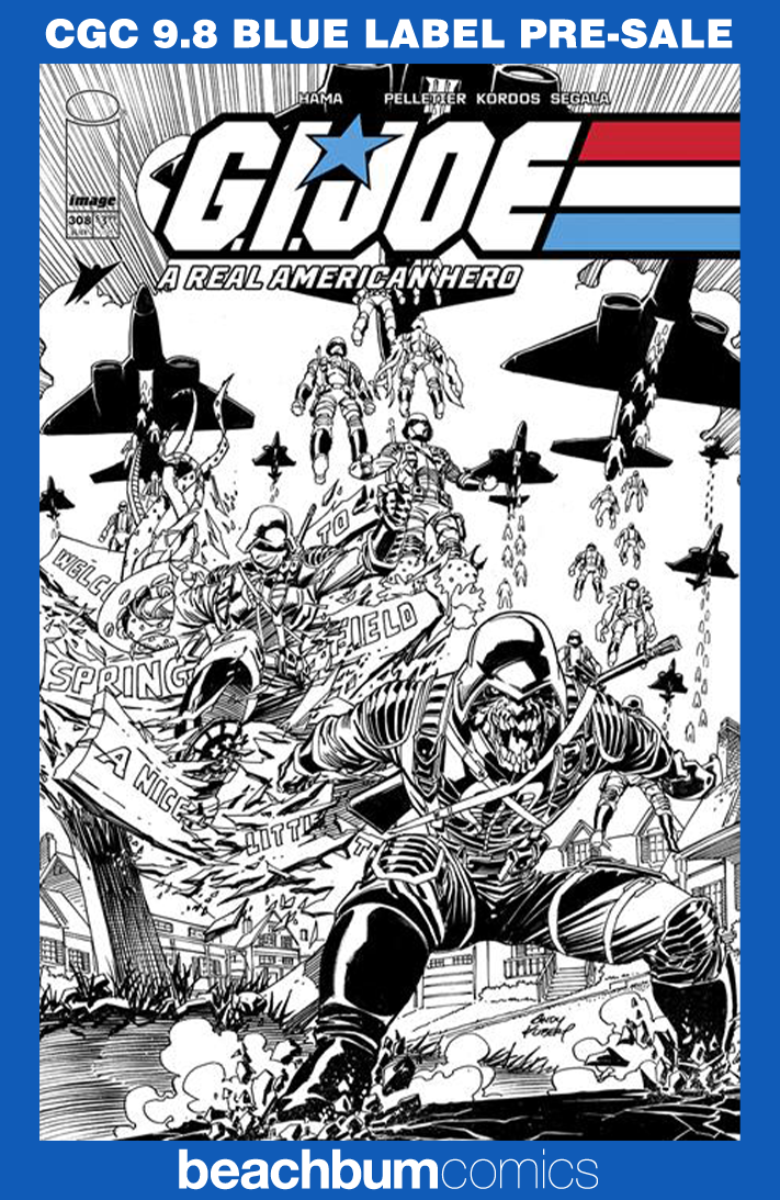 G.I. Joe: A Real American Hero #308 Kubert Variant CGC 9.8