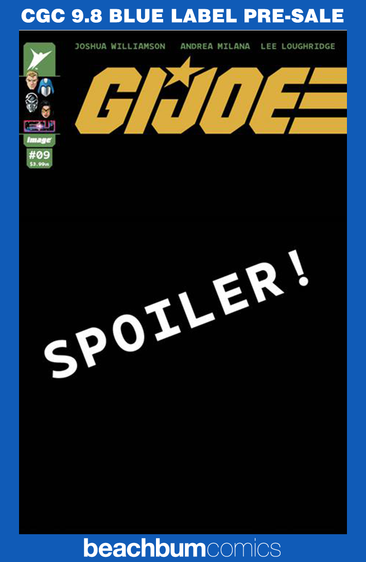 G.I. Joe #9 Amor 1:25 Retailer Incentive Variant CGC 9.8