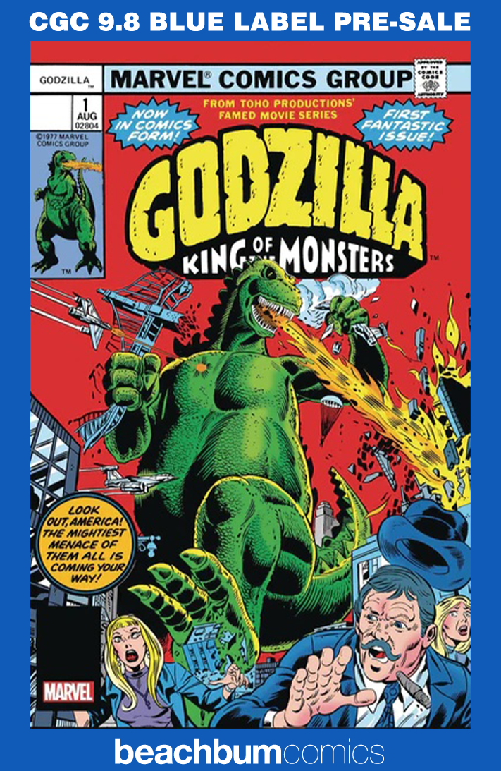 Godzilla: King of the Monsters #1 Facsimile Edition Foil Variant CGC 9.8