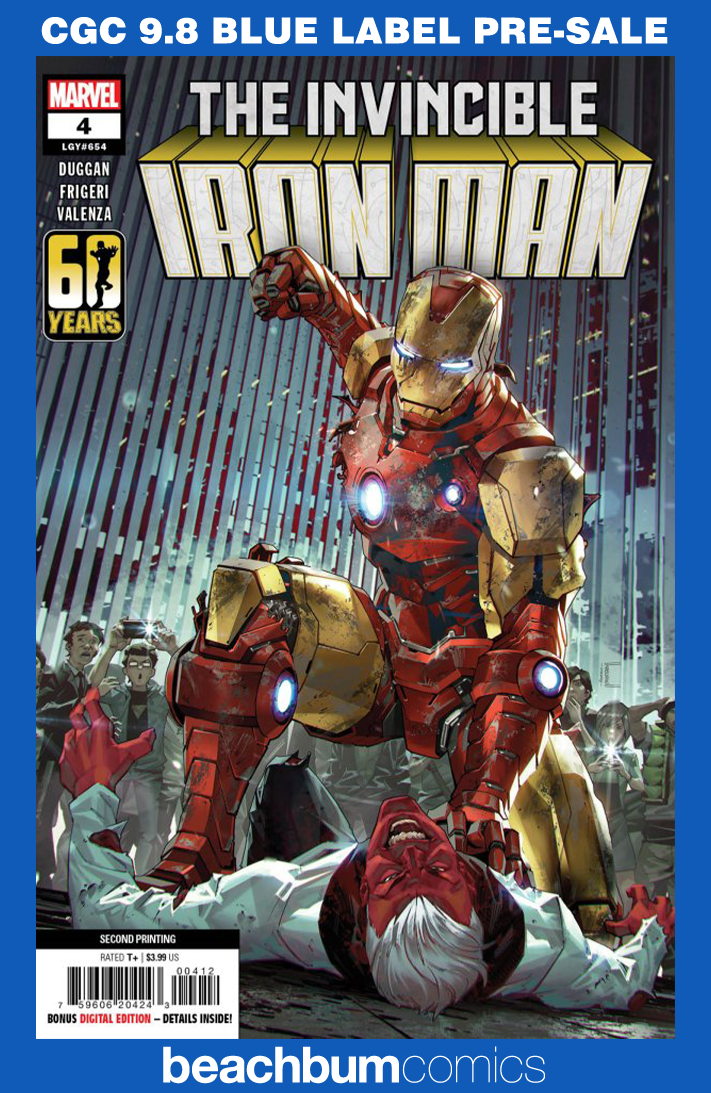 Invincible Iron Man #4 Second Printing CGC 9.8